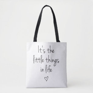 Bolsa Tote É a sacola pequena das coisas