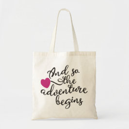Bolsa Tote E assim a aventura começa a "Tote Bag Decorativa"