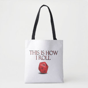 Bolsa Tote É Assim Que Eu Rolo Um Engraçado Dice RPG