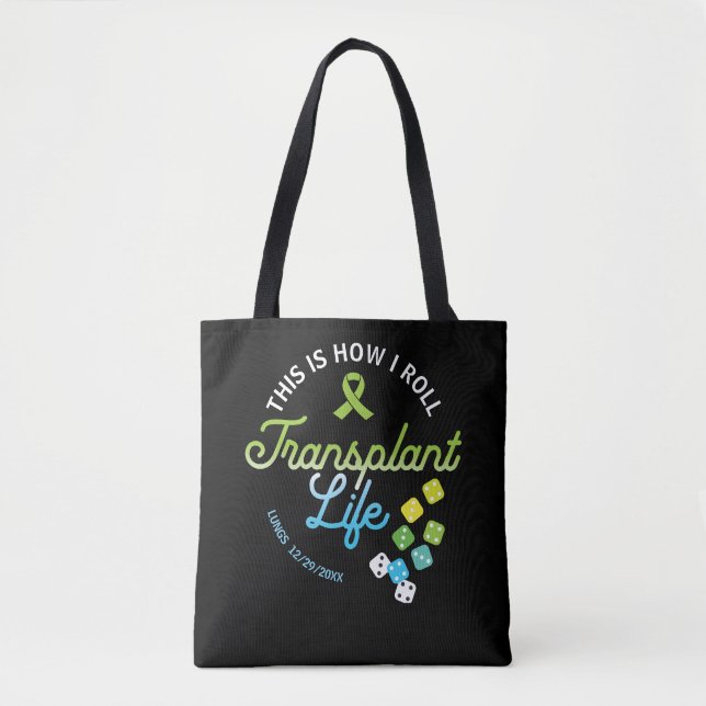 Bolsa Tote É Assim Que Eu Sou Transplante de Vida Personaliza (Frente)