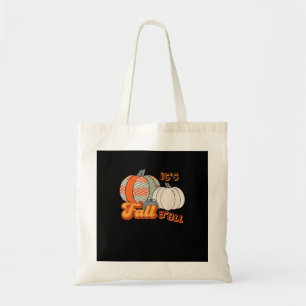 Bolsa Tote É Fall Y'all, Funny Pumpkins Chevron Pattern