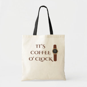 Bolsa Tote É Hora do Café Humor de Café