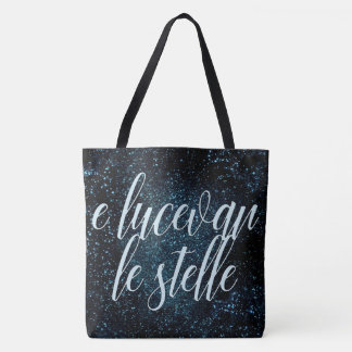 Bolsa Tote E lucevan le stelle as estrelas brilhavam Tosca