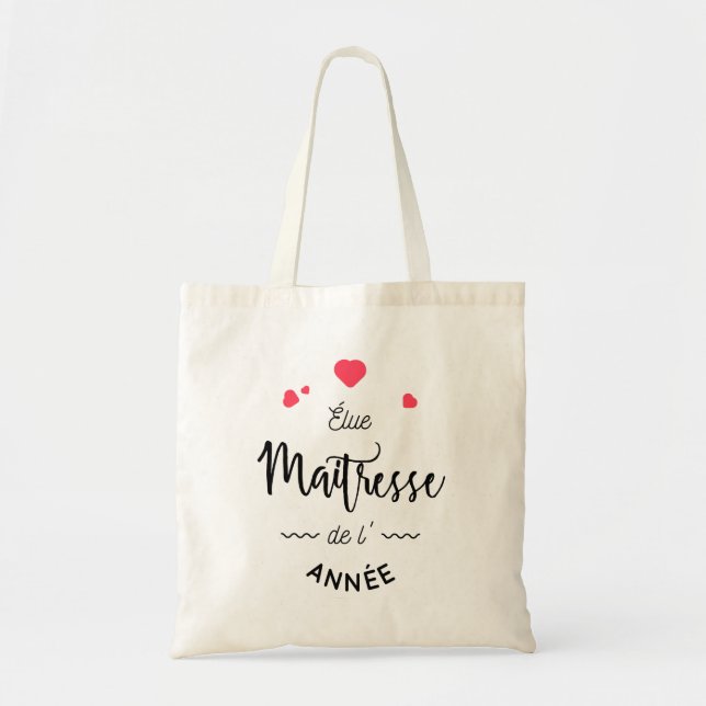 Bolsa Tote Éluemaîtresse do ano (Frente)