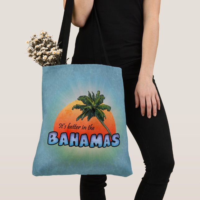 Bolsa Tote É melhor nas Bahamas (Close Up)