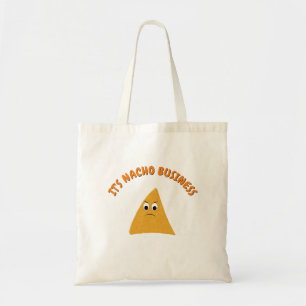 Bolsa Tote É Nacho Business Engraçado Pun