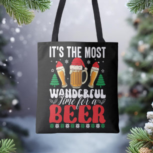 Bolsa Tote É o momento mais maravilhoso para um Natal de cerv