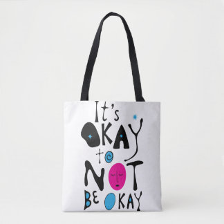 Bolsa Tote É Okay Não Estar Bem - Linha Minimalista