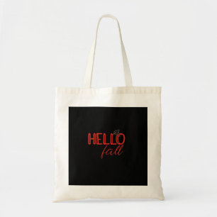 Bolsa Tote É outono Venham Todos Outonos Deixar Design