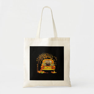 Bolsa Tote É Pumpkin de Goldendoodle e Ação de Graças