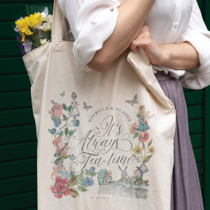 Bolsa Tote É sempre a Alice Vintage do Tea-Time na Terra das
