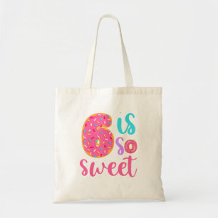 Bolsa Tote É Tão Doce Garotas Rosquinha De Aniversário