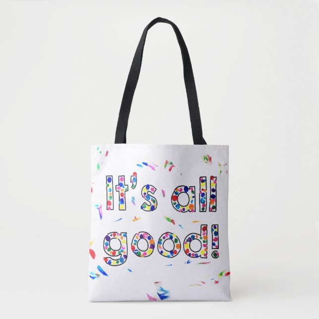 Bolsa Tote É toda a boa sacola (Frente)