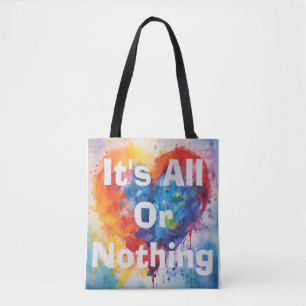 Bolsa Tote É tudo ou nada de tote.
