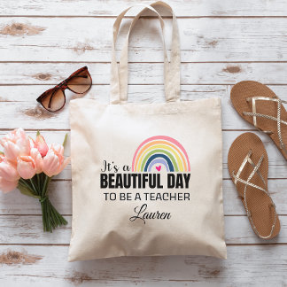 Bolsa Tote É um belo professor personalizado Tote Bag