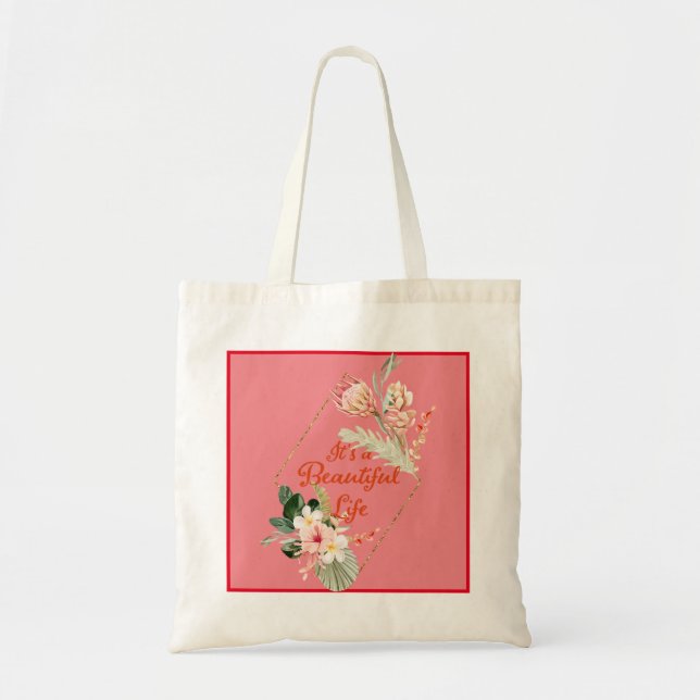 Bolsa Tote É um belo Saco de Tote da Vida (Frente)