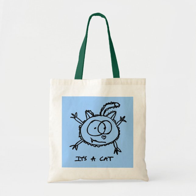 Bolsa Tote É um gato (Frente)
