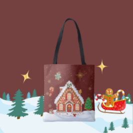 Bolsa Tote É um tipo de Natal de Gingerbird