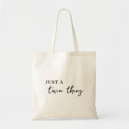 Bolsa Tote É uma Coisa de Gêmeos | Design Moderno de Correspo
