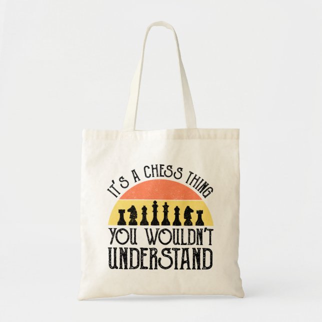 Bolsa Tote É uma coisa de xadrez - você não entenderia (Frente)