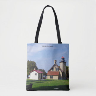 Bolsa Tote Eagle Bluff Lighthouse all over bag