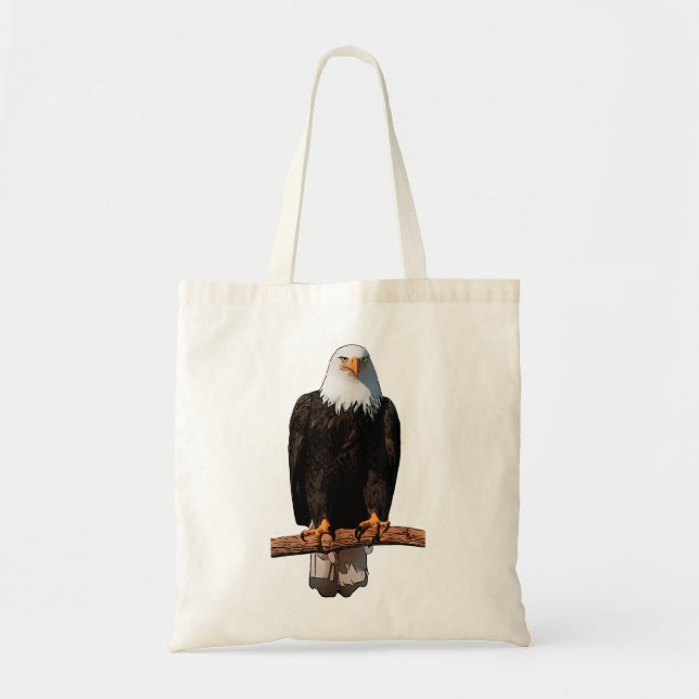 Bolsa Tote Eagle impressão animal Eagles motif Crianças carec (Frente)