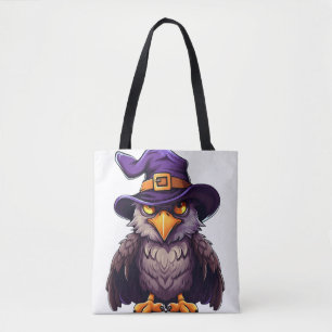 Bolsa Tote Eagle Witch Dia de as Bruxas engraçado Figurino pa