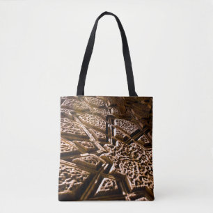 Bolsa Tote Earthy Brown Stars