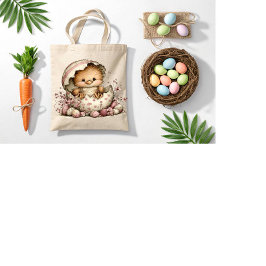 Bolsa Tote Easter Bunny Egg