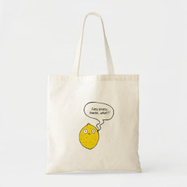 Bolsa Tote Easy Peasy Lemon What?!