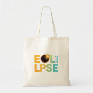 Bolsa Tote Eclipse Solar 2026 Eclipse Ago 12 2026 Céu