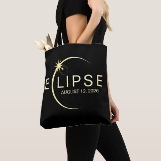 Bolsa Tote Eclipse Solar Astronomia Evento 2026