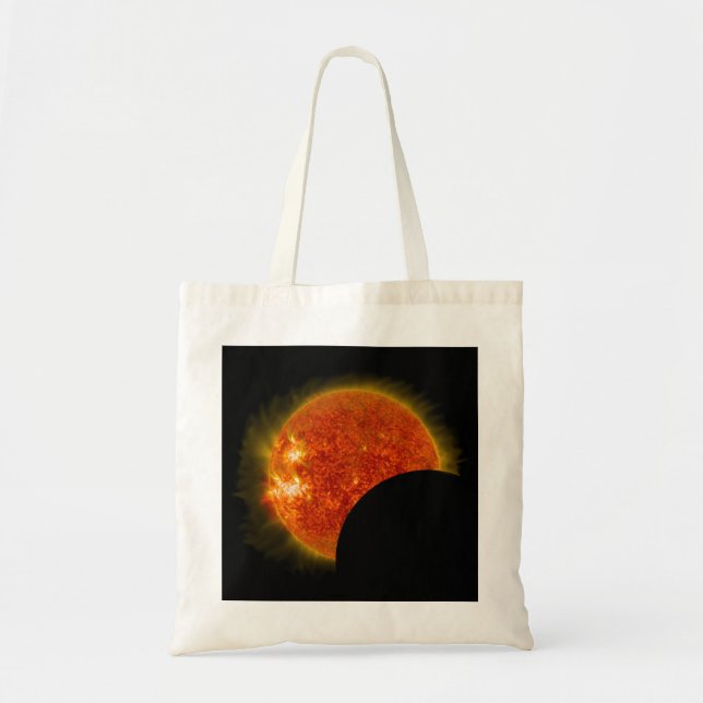 Bolsa Tote Eclipse Solar em Andamento (Frente)