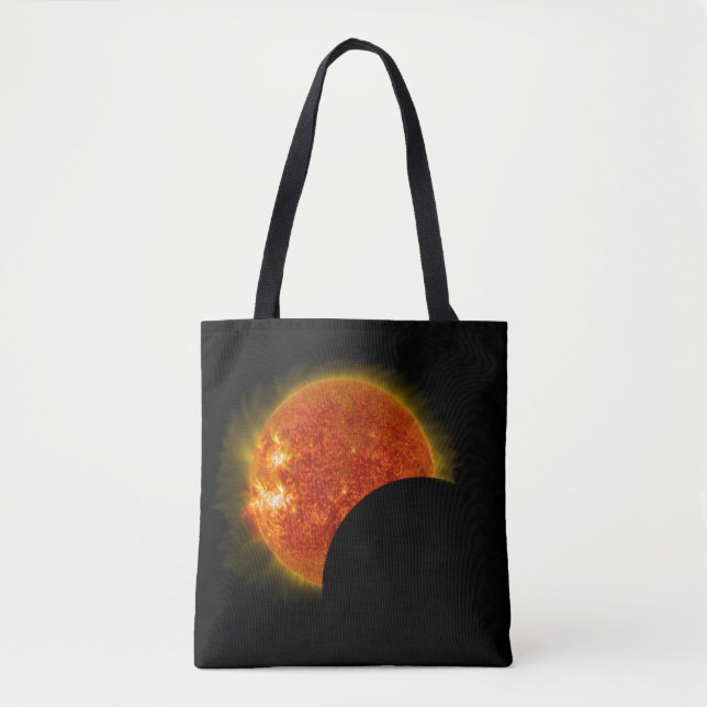Bolsa Tote Eclipse Solar em Andamento (Frente)