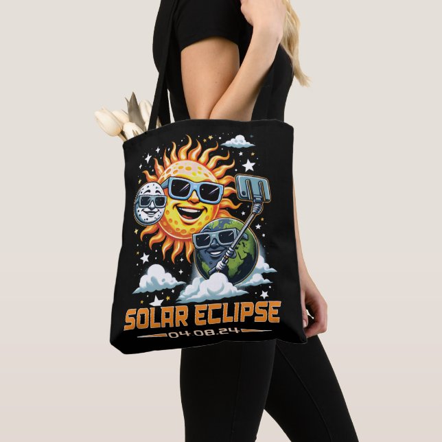 Bolsa Tote Eclipse Solar Total abril de 2024 (Close Up)