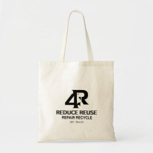Bolsa Tote Ecológica 4R Reduzir Reutilizar Repar
