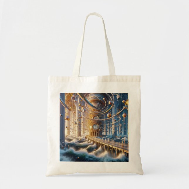Bolsa Tote Ecos de 73: O Labirinto do Oceano Cronos (Frente)