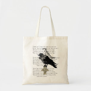 Bolsa Tote Edgar Allan Poe é o Raven