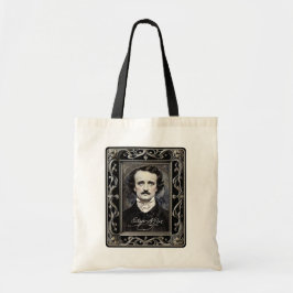 Bolsa Tote Edgar Allan Poe Gothic Halloween e orçamento Samha