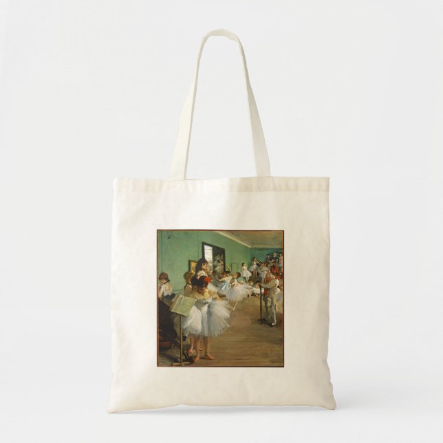 Bolsa Tote Edgar Degas, A Pintura Da Classe De Dança Ballerin (Frente)