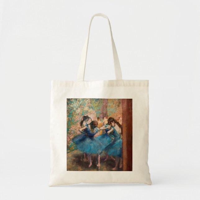 Bolsa Tote Edgar Degas - Dançarinos em azul (Frente)
