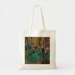 Bolsa Tote Edgar Degas - Dançarinos, Rosa e Verde