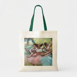 Bolsa Tote Edgar Degas   quatro bailarinas no palco