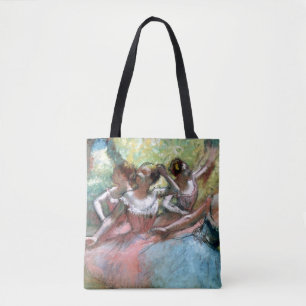 Bolsa Tote Edgar Degas quatro bailarinas no palco