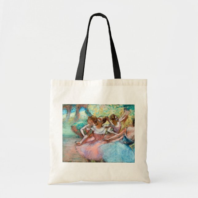 Bolsa Tote Edgar Degas - Quatro Ballerinas no Palco (Frente)