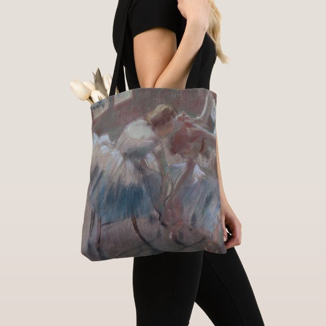 Bolsa Tote Edgar Degas | três dançarinos que preparam-se para (Close Up)