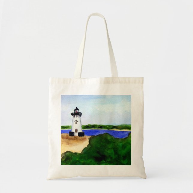 Bolsa Tote Edgartown Harbor Farol Tote Bag (Frente)