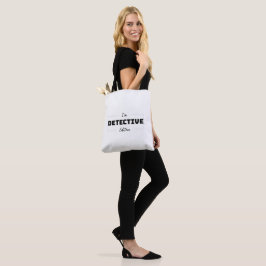 Bolsa Tote Edição Detetive Minimalista Simples
