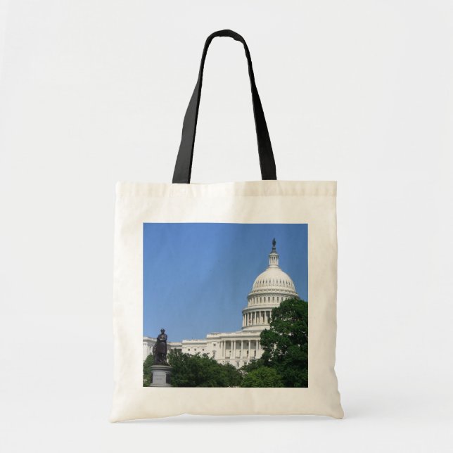 Bolsa Tote Edifício do Capitólio em Washington DC (Frente)