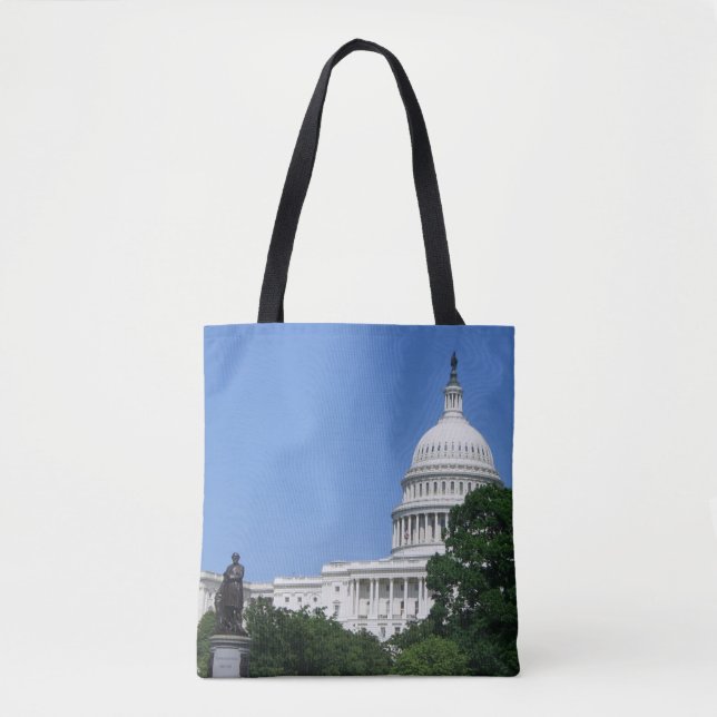 Bolsa Tote Edifício do Capitólio em Washington DC (Frente)